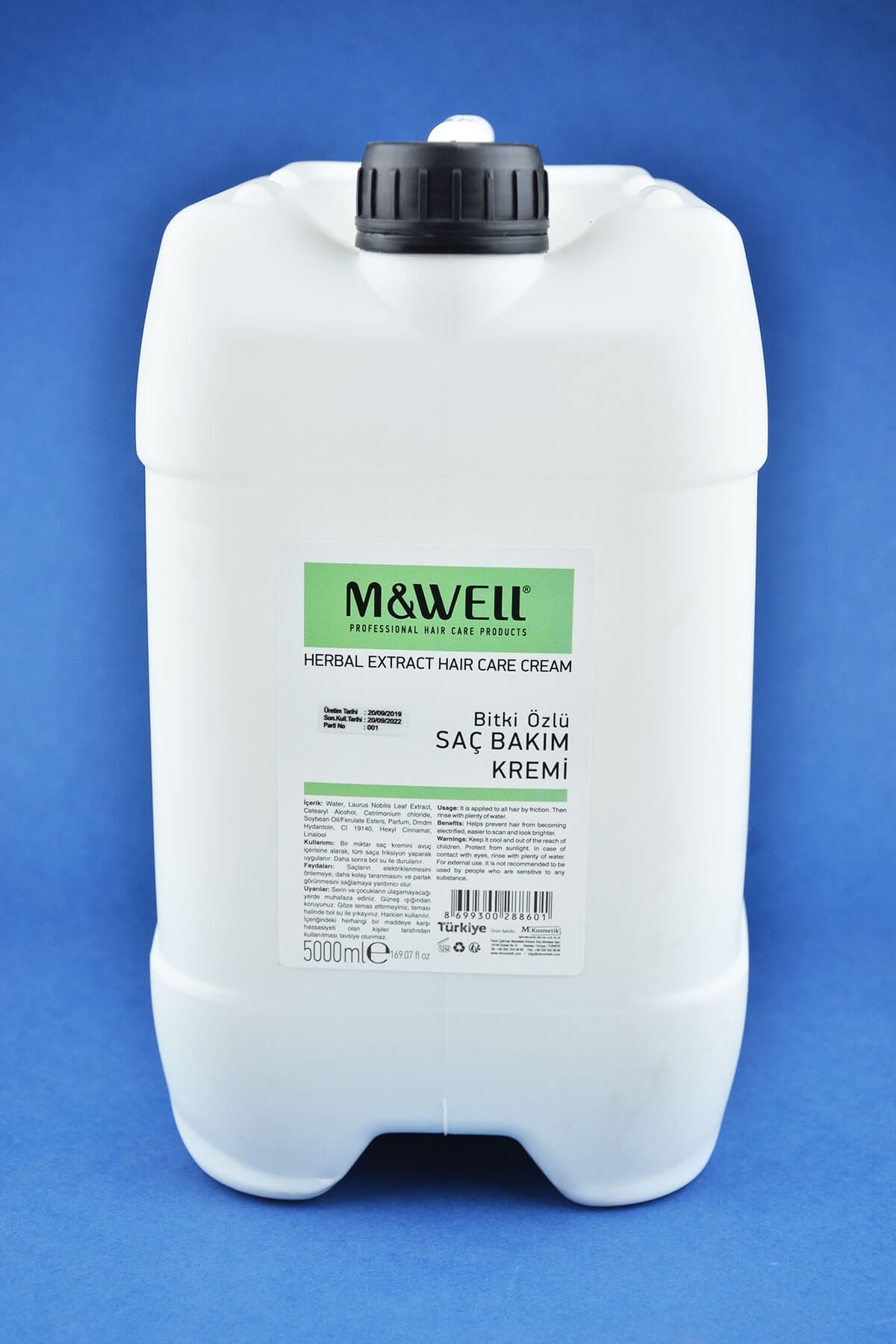 M Well Bitki Özlü Saç Bakım Kremi 5000 ml