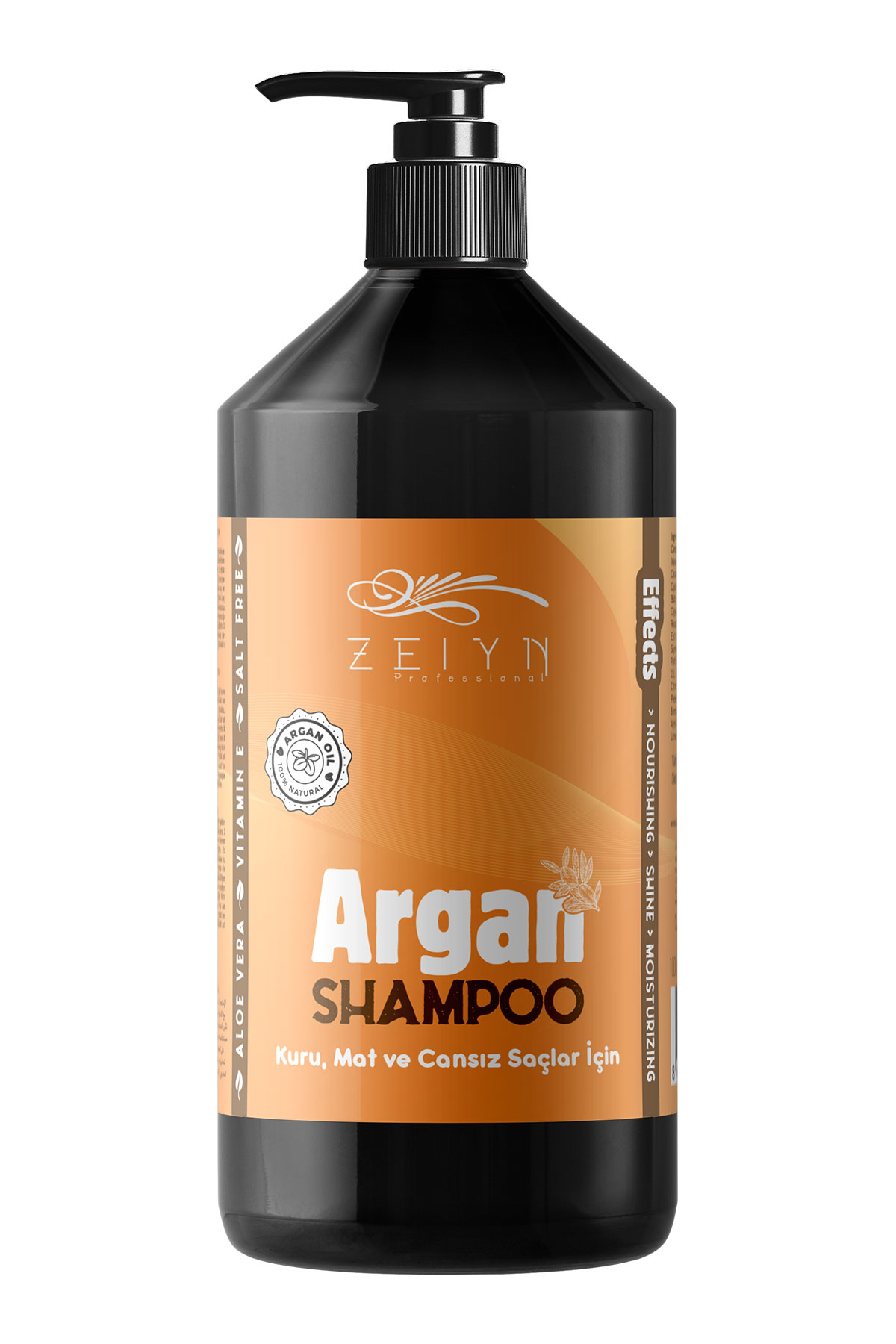 Zeiyn Kuru Mat Ve Cansız Saçlar İçin Argan Şampuan