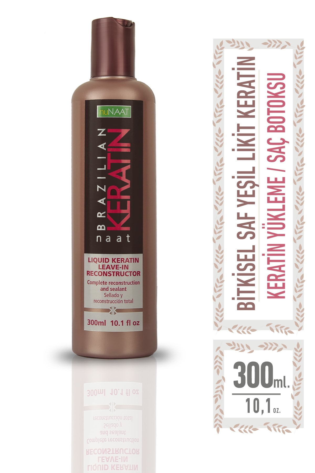 Keratin Yükleme, Saç Botoksu Leave-In 300 ML