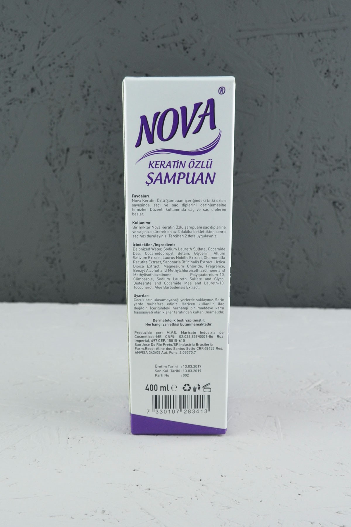 Tuzsuz Keratin Şampuanı 400 ml