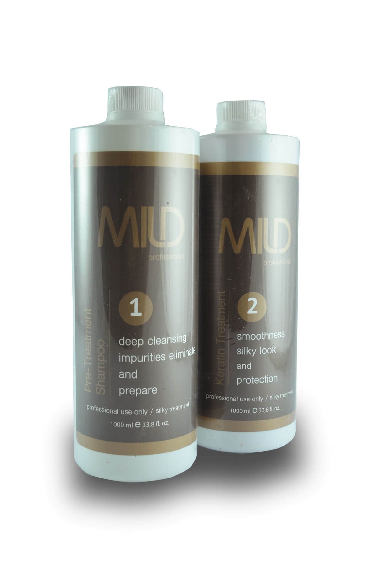 Mild Profesyonel Düzleştirici Keratin Saç Bakım Seti