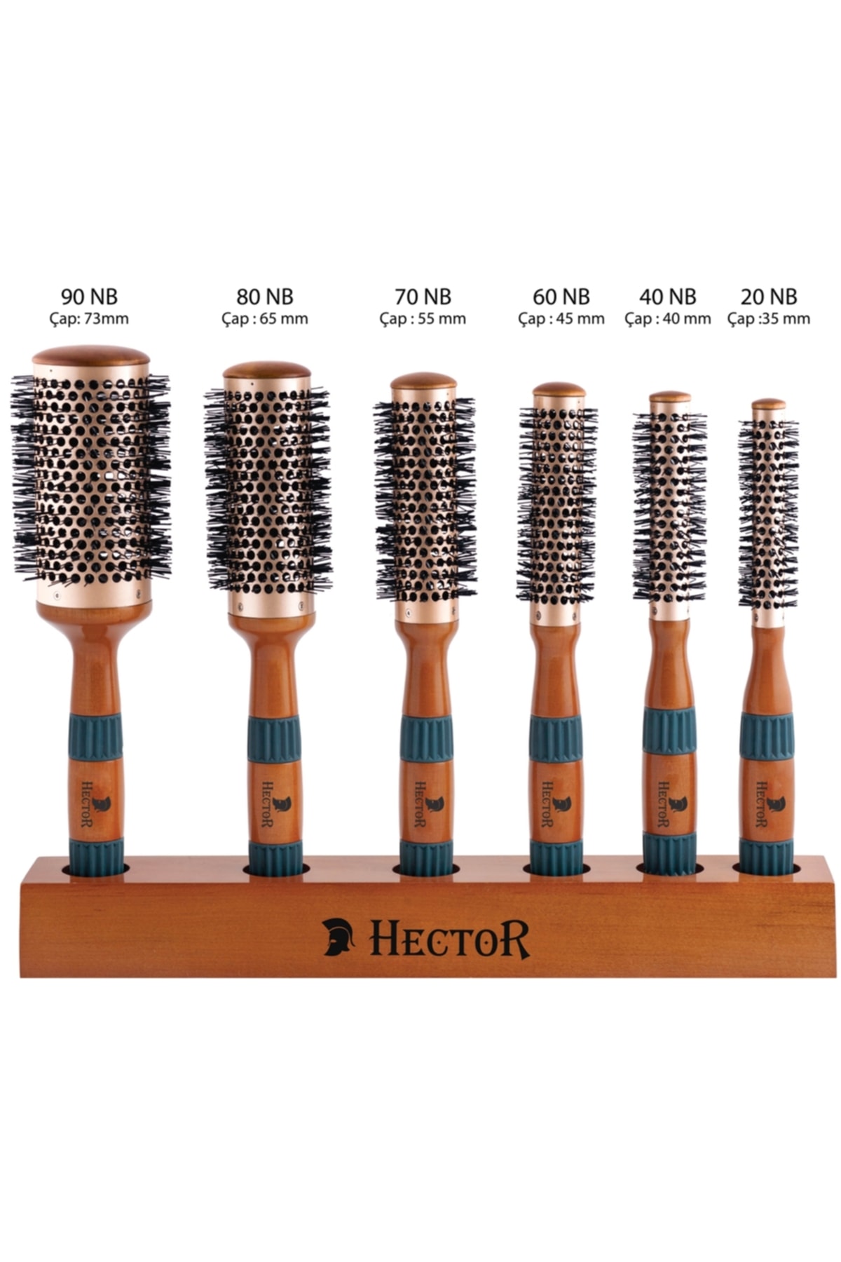 Vent Seramik Saç Fırça Seti 6’lı 8681049012395