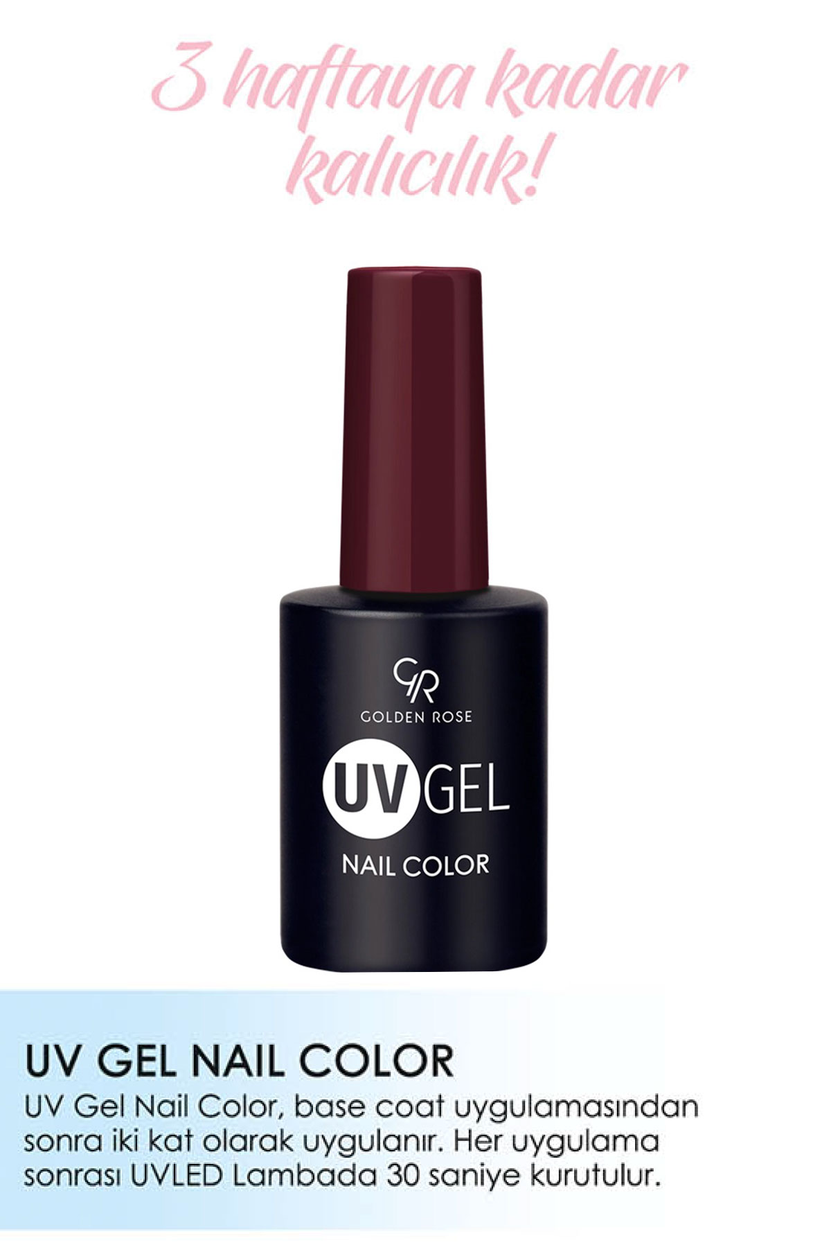 Golden Rose UVGEL Nail Color Kalıcı Oje 132