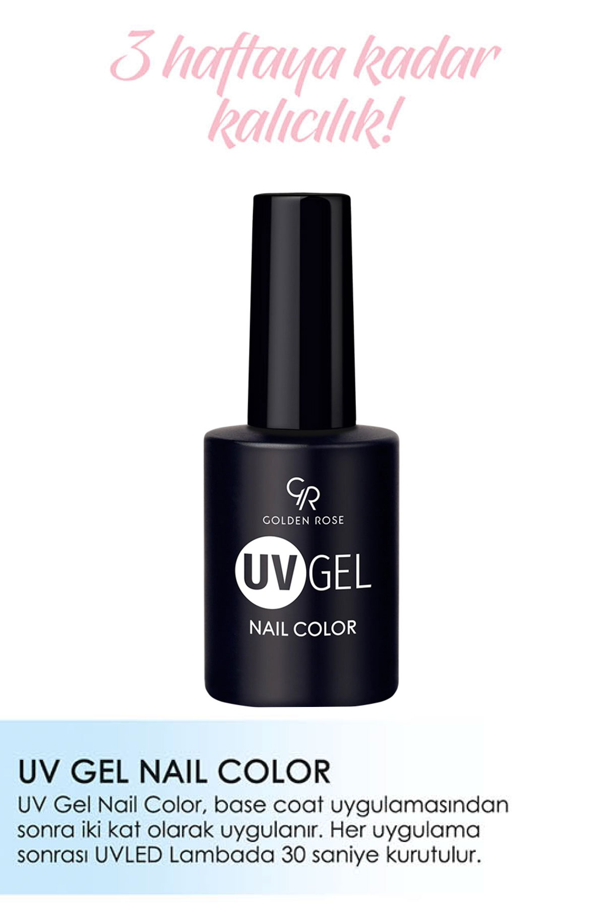 Golden Rose UVGEL Nail Color Kalıcı Oje 139