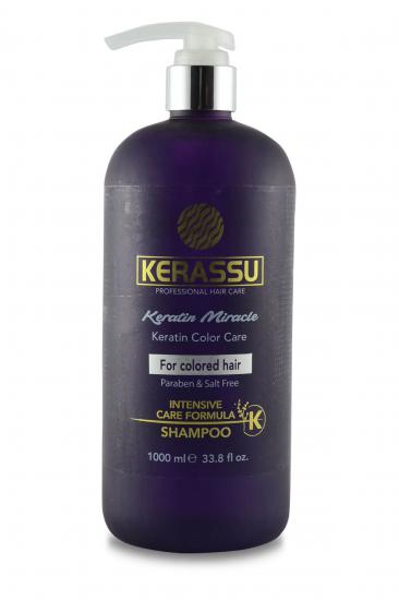 Kerassu Saç Rengini Koruyan Keratin İçerikli Saç Bakım Şampuanı 1000 Ml