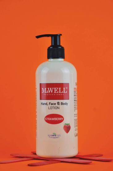 M&Well Çilek El ve Yüz & Vücut Losyonu