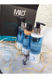 Mild Profesıonal Keratin Bakım Ve Brezilya Fönü Bir Arada 3 Lü Bakım Seti (200 Ml * 3 Adet)
