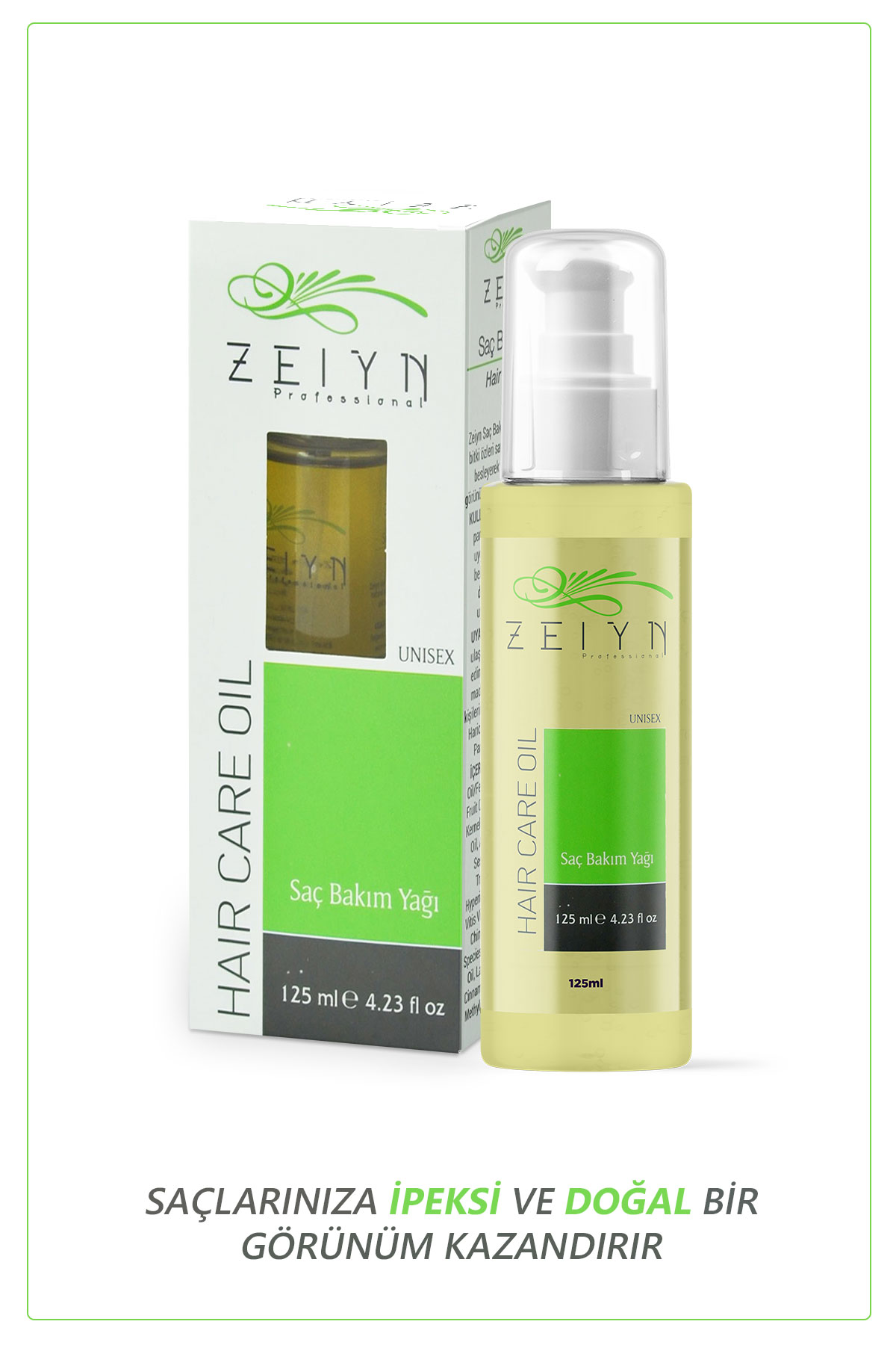 Zeiyn Profesyonel Saç Bakım Yağı 125ml